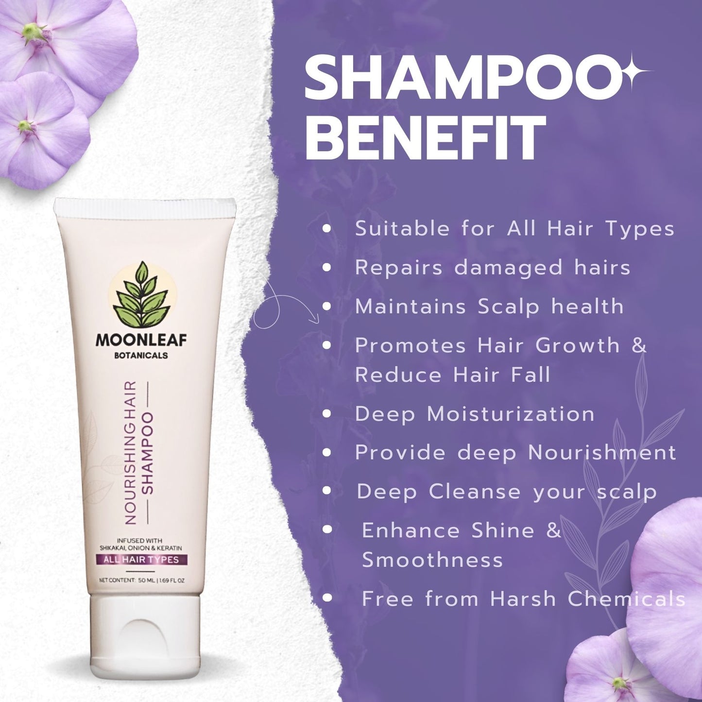 Nourishing Hair Shampoo - 50 ML