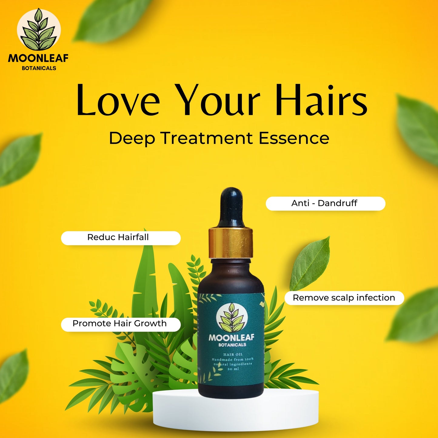 Moonleaf Hair Serum - 30 ml
