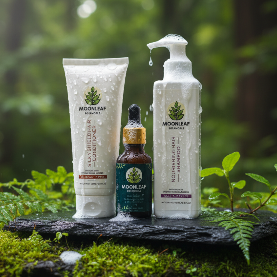 Complete Hair Rescue Kit – Shampoo + Conditioner + Growth Serum (Save 52%)